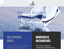 Tablet Screenshot of patinagegatineau.com